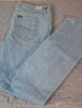 Lee Light Wash Straight Jeans size 12